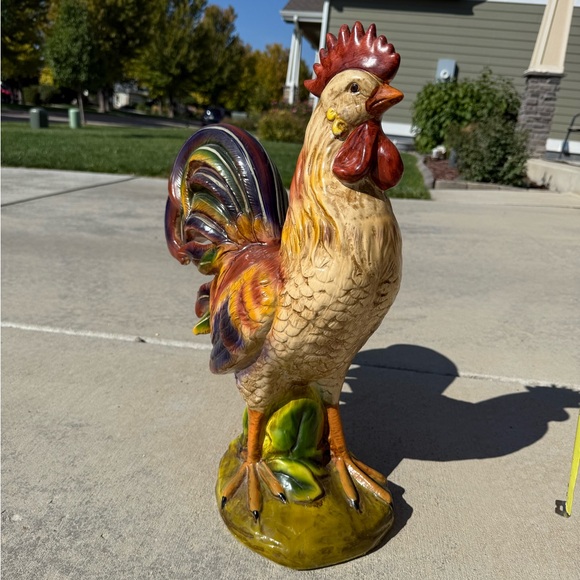 Colorful Rooster Figurine - Picture 1 of 5
